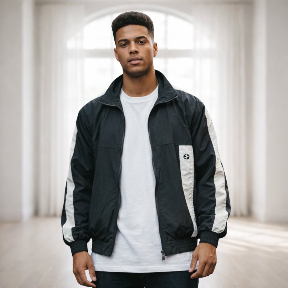 2 for $20 Ixspa Windbreaker Jacket Small Vintage 90s Track Retro Streetwear